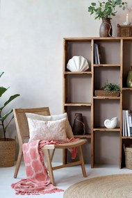 Prírodné drevené kreslo s výpletom Lounge French chair - 57*62*79 cm
