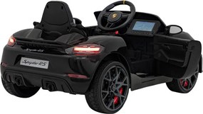 Elektrické autíčko Porsche Spyder RS 718 MP4 čierne