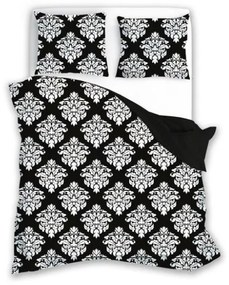 Bavlnené obliečky FLAMOUR 007 180x200 cm čierne/biele