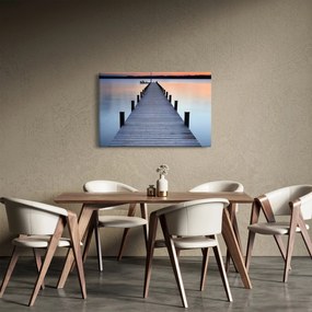 Obraz - Mólo pri jazere Starnberger, Bavorsko, Nemecko (90x60 cm)