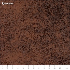 Hnedá rozkladacia rohová pohovka z imitácie kože (pravý roh) Lofty Lilly – Miuform