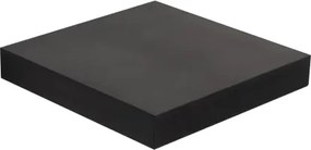 Nástenná polica Basic 25 cm, čierna%