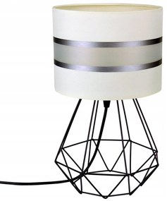 Stolná lampa Elegance, 1x textilné tienidlo (výber zo 6 farieb), (výber z 3 farieb konštrukcie), d