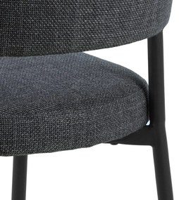 Jídelní židle Edina tmavě šedá