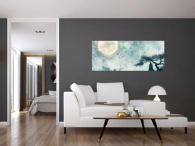 Obraz - Maľba splnu (120x50 cm)