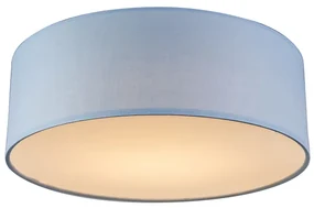 Stropné svietidlo modré 30 cm vrátane LED - Drum LED