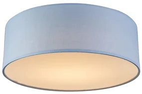 Stropná lampa modrá 30 cm vrátane LED - Drum LED | BIANO