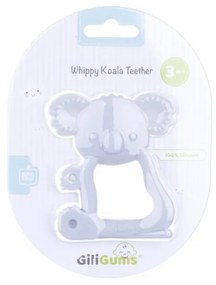 Silikónové hryzátko Koala - sivé