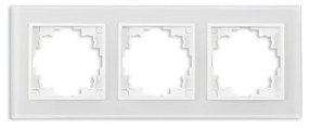 Elhard Trojitý rámček Vera Glass, biely VG3103W
