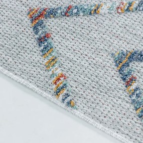 Ayyildiz, Kusový koberec Bahama 5152 Multi – na von aj na doma, 80x250, šedá, chodba / predsieň