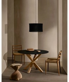 Jedálenská stolička z dubového dreva v prírodnej farbe v súprave 2 ks Analy – Kave Home