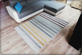 Dekorstudio Moderný koberec RELAX - Farebné pásy Rozmer koberca: 120x170cm
