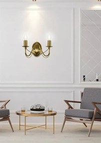 Candellux Patinové nástenné svietidlo Muza pre žiarovku 2x E14 22-69156
