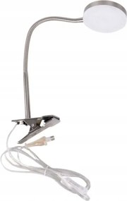 LED lampa s klipom LED/3,2W/230V matný chróm