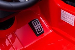 LEAN CARS BMW M5 batériové auto s rodičovskou platformou Červená farba