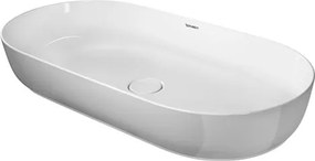 Duravit Luv umývadlo na dosku 80x40 cm bez otvoru pre batériu, bez prepadu 0379800000