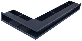 Mriežka LUFT 40x60x6 cm čierna ľavá