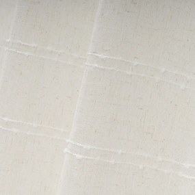 Bielo-béžový záves s prímesou ľanu 140x260 cm Nodes – Casa Selección