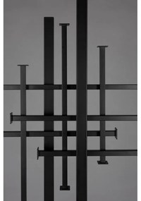 Čierny oceľový vešiak 71x185 cm Rumex – Dutchbone