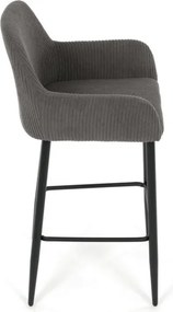 Barová stolička sivá AUB-V4009 GREY6