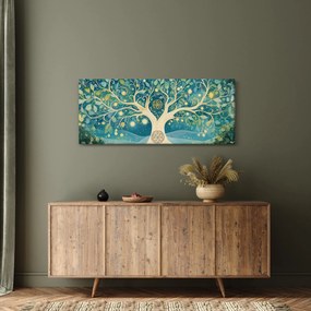 Obraz – Magický strom so špirálami (120x50 cm)