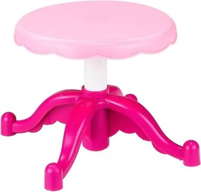 LEAN Toys Obrovský rozprávkový princeznovský toaletný stolík Zrkadlo Stolička