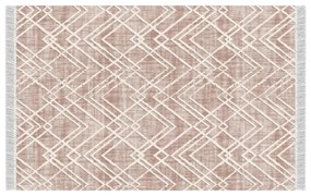 Kondela Obojstranný koberec, béžová/vzor, 180x270, NESRIN