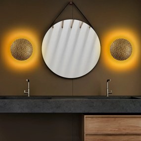 LED nástenné svietidlo v zlatej farbe ø 21 cm Yosma – Opviq lights