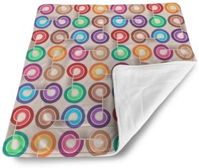 Sablio Deka pre bábätko Farebné špirály - 80x100 cm
