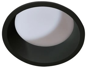 LED svietidlo Aida R16W do sadrokartonu čierne