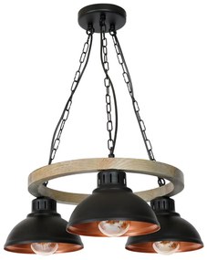 Luster na reťazi HAKON 3xE27/60W/230V
