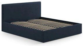 Tmavomodré čalúnené čelo postele 170,5x100 cm Remo – Micadoni