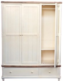furniture-nabytek.cz - Šatníková skriňa veľká 150x200x60 z masívu mango