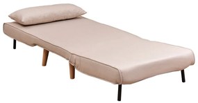 Krémové kreslo Folde – Artie