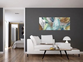 Obraz - Abstraktné maľba postavy (120x50 cm)