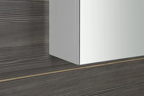 Sapho Sapho, RIWA galérka s LED osvetlením, 81x60x17cm, biela lesk, RIW080-0030
