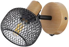 Rabalux Grendel nástenná lampa 1x40 W čierna 3127