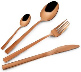 Nerezový príbor v medenej farbe 24 ks Copper - Orion