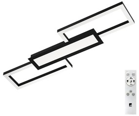 Eglo 99792 - LED Stmievateľné stropné svietidlo MONIROTE LED/37W/230V čierna + DO