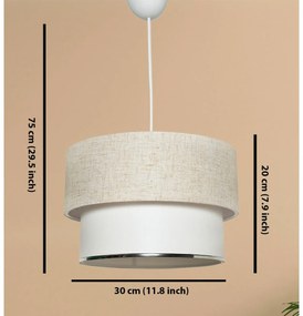Závesný luster Corbeu - Cream