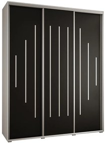 Skriňa 45 Canaris 12 200 biela/čierna/silver