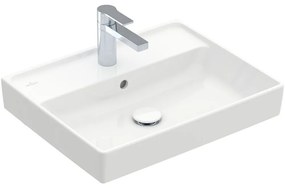 VILLEROY &amp; BOCH Collaro závesné umývadlo s otvorom, s prepadom, 550 x 440 mm, biela alpská, 4A335501