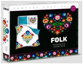 Kvalitné bavlnené obliečky s folklórnym motívom Šírka: 160 cm | Dĺžka: 200 cm