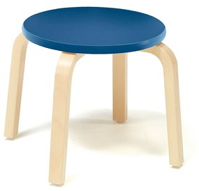 Drevená stolička NEMO, V 330 mm, breza, modrá