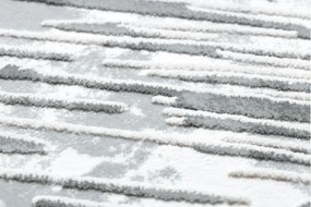 Koberec AKRYL VALS 0W1733 C53 47 Abstrakcia 3D hviezda slonia kosť / sivý