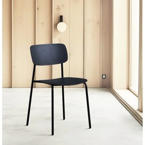 Čierne jedálenské stoličky v súprave 2 ks Kirkland – Unique Furniture