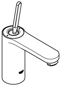 GROHE 23800000 - Umývadlová batéria GET, veľkosť M, lesklý chróm