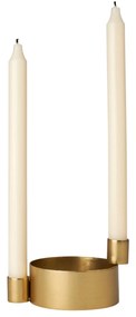 Broste Kovový svietnik Judie Brass Finish