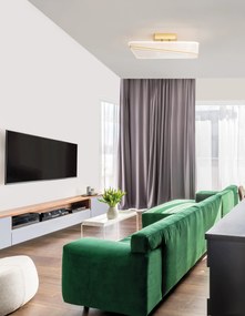LED stropné svietidlo Siderno B 50 zlaté