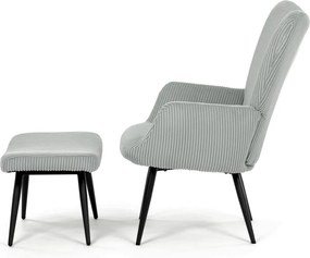 Autronic BONTEC Relaxačné kreslo, modrá, menčestrová látka, AK-L7285 BLUE6 Farba: Béžová